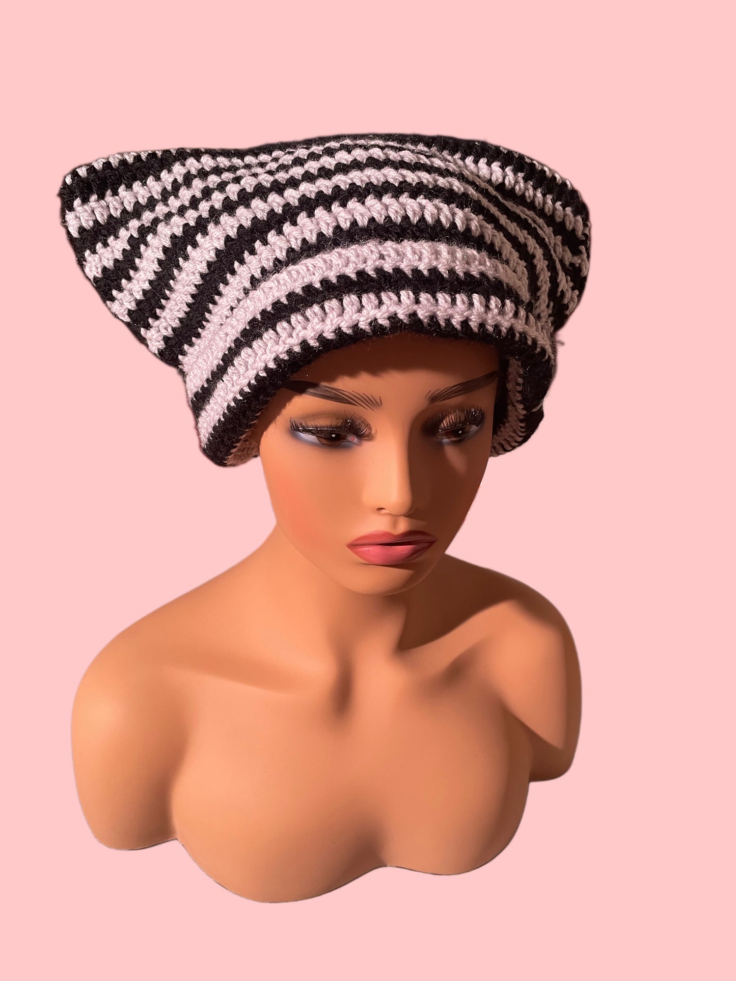 Handmade Cat Hat Beanie - Crochet